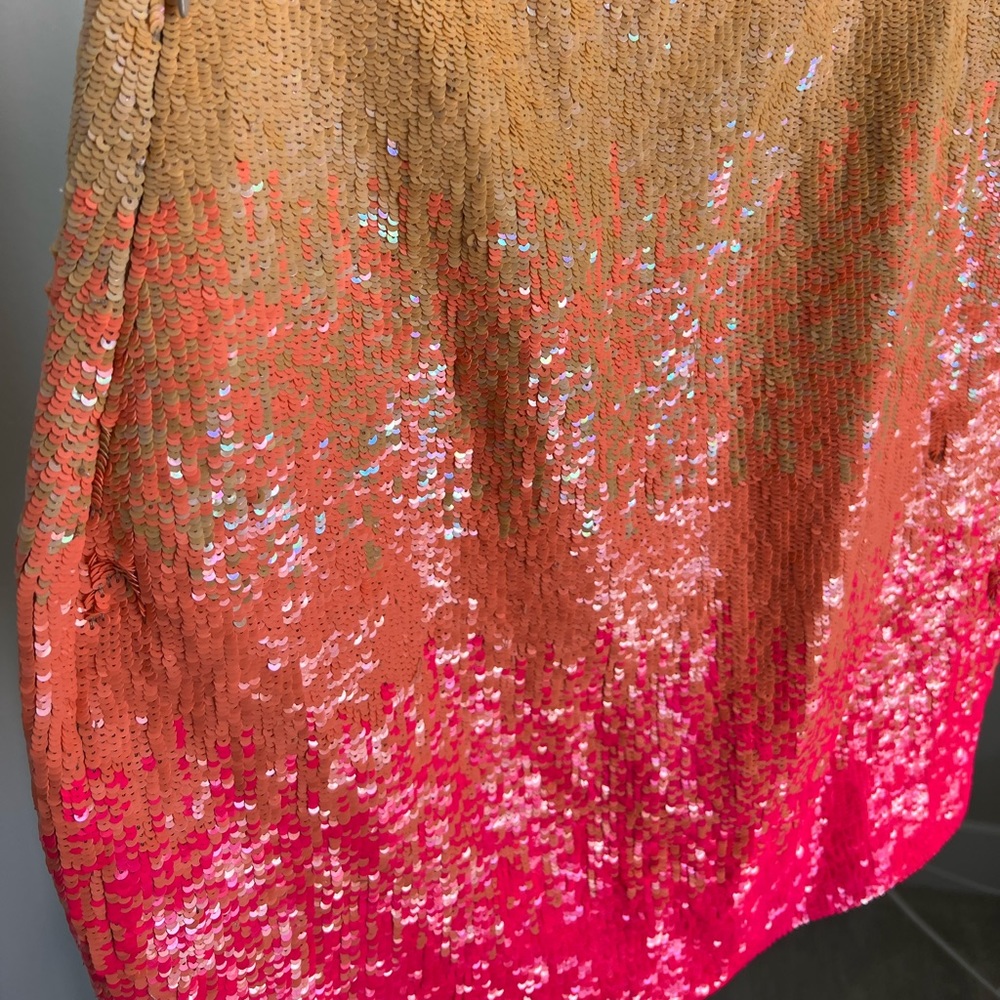 NEEDLE & THREAD Ombré Sequins Mini Skirt - Picture 4 of 4